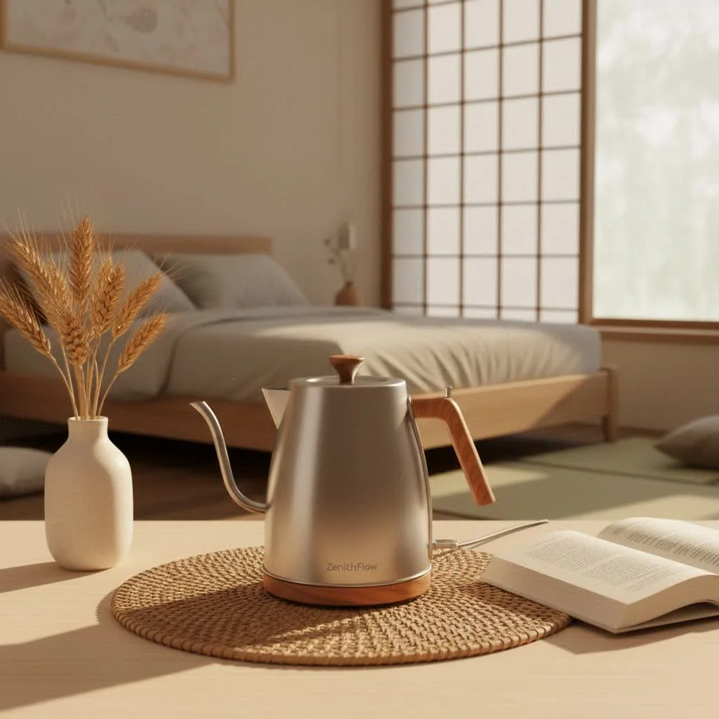 Electric kettle tea infuser with loose leaf tea