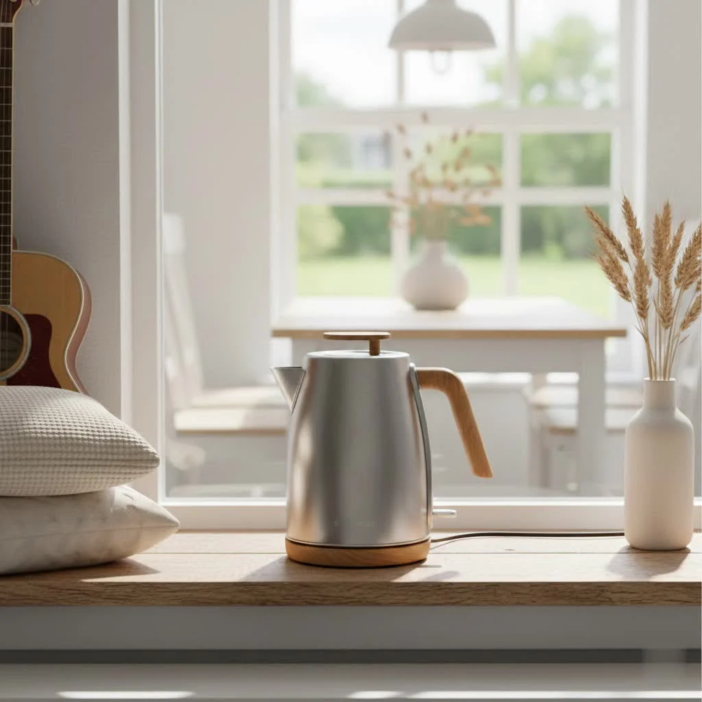 Portable electric kettle boiling water for travel